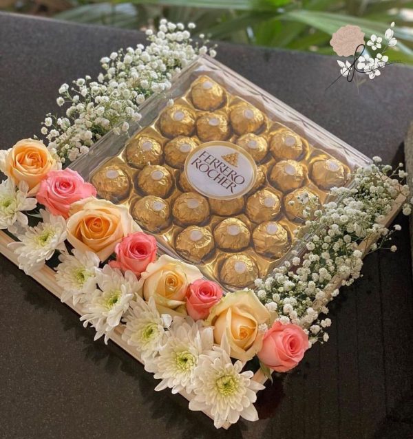 Roses & Treats Wooden Box